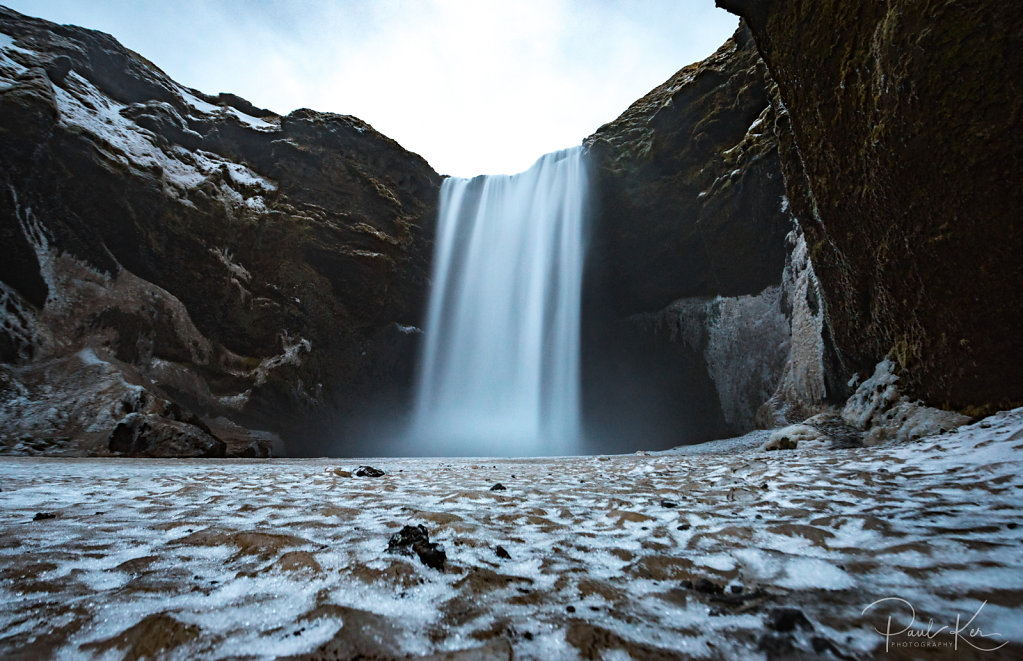 The Beautiful Skógafoss Waterfall