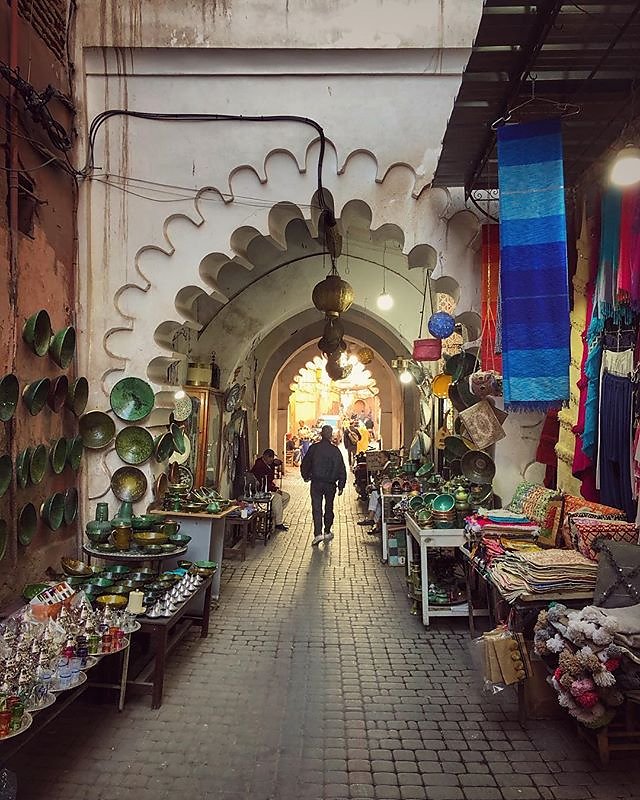 Finished shopping in beautiful #Marrakesh